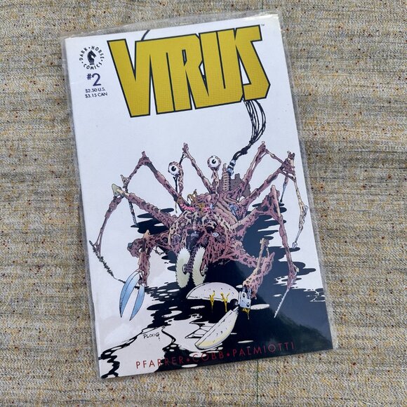 VIRUS Comic Book Series Set 1992 1 - 4  Chuck Pfarrer - Dark Horse Comics - Picture 4 of 9